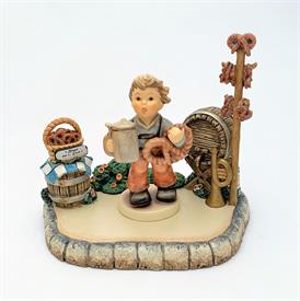 ,'MARKTPLATZ' DISPLAY #1065-D & 'PRETZEL BOY' FIGURINE #1494 WITH ORIGINAL BOXES.                                                           