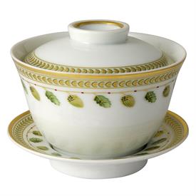 -COVERED/CHINESE CUP & SAUCER                                                                                                               