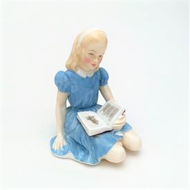 ,HN2158 'ALICE' FROM THE LEWIS CARROLL STORIES. 5" TALL. DESIGNED BY PEGGY DAVIS. MADE 1960-1981.                                           
