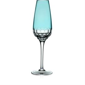 -TURQUOISE CHAMPAGNE FLUTE                                                                                                                  