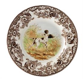 -SALAD PLATE, FLAT COATED POINTER. 8" WIDE. MSRP $42.00                                                                                     