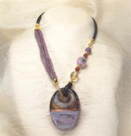 ,-05310 ARIANNA OVAL PENDANT NECKLACE IN AMETHYST                                                                                           