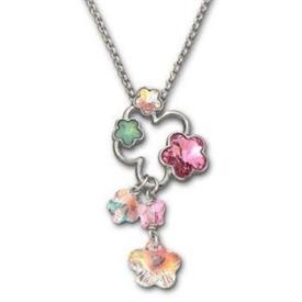 _,1515557 'SWEET BLOSSOM' NECKLACE IN ORIGINAL BOX WITH TAGS. 14" TO 17.5" CHAIN WITH 2" DROP                                               