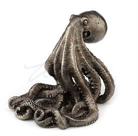 -,OCTOPUS TENTACLE CELLPHONE DISPLAY/STAND. COLD CAST BRONZE. 4.4" TALL                                                                     