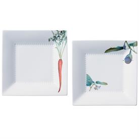 -TWO 9" SQUARE PLATES                                                                                                                       