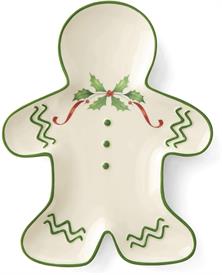 -GINGERBREAD MAN ACCENT PLATE. 8" LONG. MSRP $50.00                                                                                         