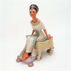 ,1979 'QUEEN NEFERTITI' FIGURINE. LIMITED EDITION 229 OF 500. 12" TALL, 6.5" WIDE, 9.5" LONG                                                