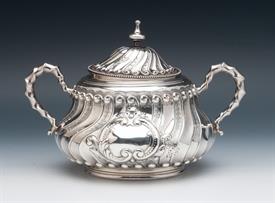 ,SUGAR BOWL WITH LID FRENCH MADE STERLING SILVER 16.15 TROY OUNCES 5.75" TALL                                                               