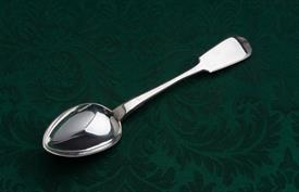 TABLESERVING SPOON MADE IN RUSSIAN IN YEAR 1875 WEIGHT IS 2.35 TROY OUNCES 8.6" LONG                                                        