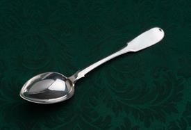 TABLESERVING SPOON MADE IN RUSSIA IN 1863 OF 84% PURE SILVER 2.30 TROY OUNCES 8.5" LONG                                                     