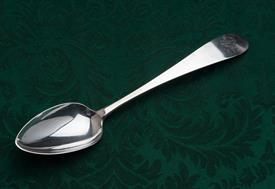 ,WILLIAMSON PHILADELPHIA COIN SILVER SERVING SPOON MONOGRAMMED "TMH" 1.95 TROY OUNCES 9.6" LONG                                             