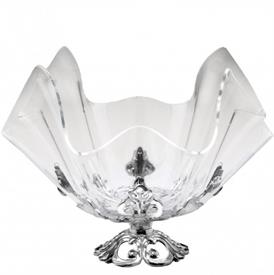 -14" ACRYLIC BOWL & STAND. 14" WIDE, 12.5" TALL                                                                                             