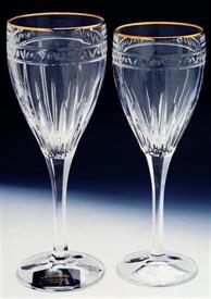 CHRISTIANA GOLD BY NORITAKE. 12PC SET SPECIAL. (4) ICED BEVERAGE, (4) GOBLETS & (4) WINES. AVAILBLE FROM 1997-2007.                         