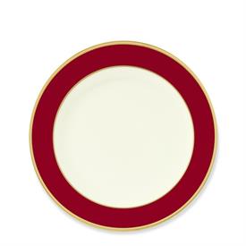 _COLORBURST RED & GOLD SALAD PLATE. MSRP $44.00                                                                                             