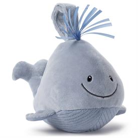 -:SLEEPY SEAS ON-THE-GO SOUND & LIGHTS WHALE. AGES 0 & UP. SURFACE WASHABLE FOR EASY CARE.                                                  