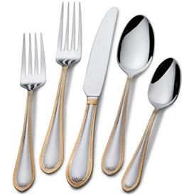 -65-PIECE SET. INCLUDES SERVICE FOR 12 AND 5-PIECE HOSTESS SET. 18/10 STAINLESS STEEL. DISHWASHER SAFE                                      