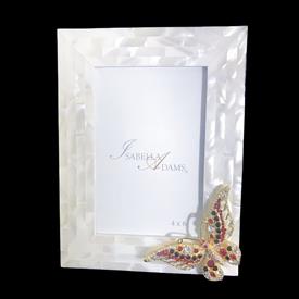 -4X6" SIAM BUTTERFLY & MOTHER OF PEARL FRAME                                                                                                