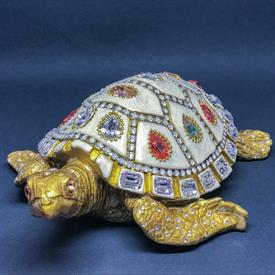 -,MOTHER OF PEARL SEA TURTLE WITH SWAROVSKI CRYSTALS. MADE IN THE USA. 9.5" LONG, 7.5" WIDE, 3" TALL. 8 LBS.                                