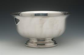 12" X 6" REVERE BOWL SILVER PLATED                                                                                                          