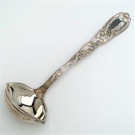 ,2 LIP OYSTER LADLE. 11.5". 12.45 TROY OUNCES. OLD MARKS, PAT. DATE 1880M.                                                                  