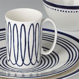 -,"WEST" 4PC PLACE SETTING. INCLUDES A DINNER PLATE, ACCENT PLATE, SOUP/CEREAL BOWL & MUG                                                   