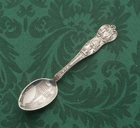 ,BROOKLYN BRIDGE SPOON. 6" long. VERY DETAILED!ENGRAVED "A TO T 1908".                                                                      
