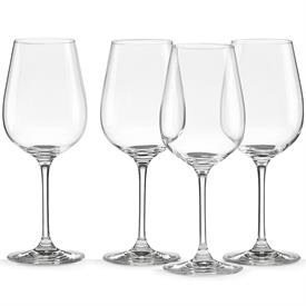 -SET OF 4 PINOT GRIGIO GLASSES. 16 OZ. CAPACITY. DISHWASHER SAFE. BREAKAGE REPLACEMENT AVAILABLE. MSRP $72.00                               