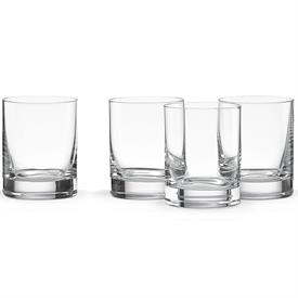 -SET OF 4 DOUBLE OLD FASHIONED GLASSES. 13 OZ. CAPACITY. DISHWASHER SAFE. BREAKAGE REPLACEMENT AVAILABLE. MSRP $72.00                       