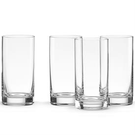 -SET OF 4 HIGHBALL GLASSES. 16 OZ. CAPACITY. DISHWASHER SAFE. BREAKAGE REPLACEMENT AVAILABLE. MSRP $72.00                                   