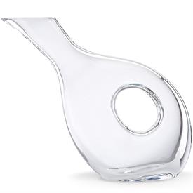 -PIERCED DECANTER. 48 OZ. CAPACITY, 9" TALL. HAND WASH. BREAKAGE REPLACEMENT AVAILABLE. MSRP $86.00                                         