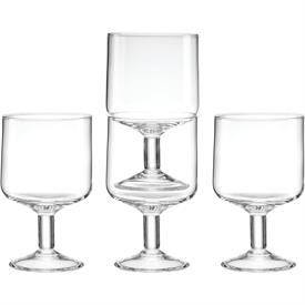 -SET OF 4 STACKABLE WINE GLASSES. 12 OZ. CAPACITY. MSRP $72.00                                                                              