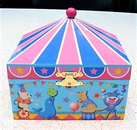 _,CIRCUS MUSIC BOX WITH DANCER INSIDE                                                                                                       