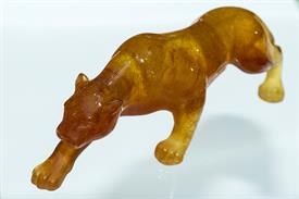 ,_AMBER PANTHER. DISCONTINUED, LAST IN STOCK. 8"L X 3 1/2 T                                                                                 