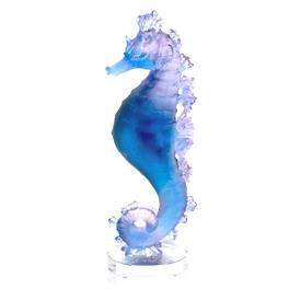 -,CORAL SEA BLUE & PINK SEAHORSE. 15.6" TALL, 5.9" LONG, 3.9" WIDE                                                                          