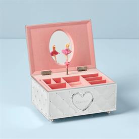 -BALLERINA MUSICAL JEWELRY BOX. 7" LONG, 4.25" TALL. PLAYS 'FUR ELISE'. MSRP $109.00                                                        