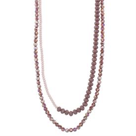 -PURPLE SHADES 60" STRETCH NECKLACE                                                                                                         