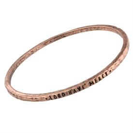 -LORD HAVE MERCY COPPER MANTRA BANGLE                                                                                                       