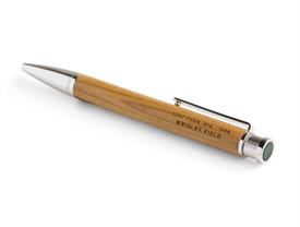 -WRIGLEY FIELD SEAT COLOR TOP PEN. CRAFTED FROM WRIGLEY FIELD SEAT WOOD & LICENSED BY THE MLB. 5" LONG                                      