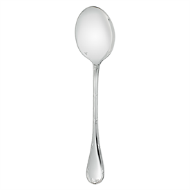 -SALAD SERVING SPOON. SILVER PLATED. 25 CM LONG.                                                                                            