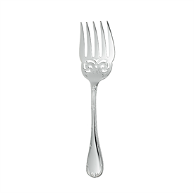 -FISH SERVING FORK. SILVER PLATED. 8.7" LONG.                                                                                               