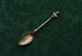 ,SHAKESPEARE'S HOUSE  STRATFORD-ON-AVON STERLING SILVER SOUVENIR SPOON MADE IN BIRMINGHAM ENGLAND 5" LONG                                   