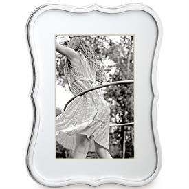 -SILVER 4X6" FRAME. 6.25" WIDE, 8.25" TALL. SILVERPLATED ZINC ALLOY. BREAKAGE REPLACEMENT AVAILABLE.                                        