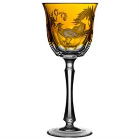 -AMBER WATER GOBLET                                                                                                                         
