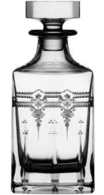 -CLEAR WHISKEY DECANTER                                                                                                                     