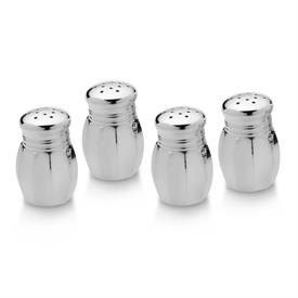 -230-4 SALT & PEPPER SHAKERS,INDIVIDUAL IN STERLING SILVER WITH PLASTIC LINING. 1.5" TALL. MSRP $525.00                                     