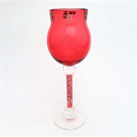 ,CRANBERRY GLASS KIDDISH CUP 9" TALL                                                                                                        