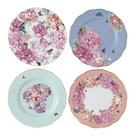 -SET OF 4 ACCENT PLATES, #2                                                                                                                 