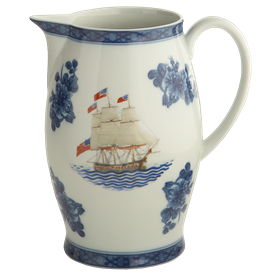 -USS CONSTITUTION PITCHER, 7.5" TALL                                                                                                        