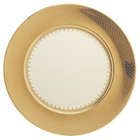 -GOLD SERVICE PLATE, 12"                                                                                                                    