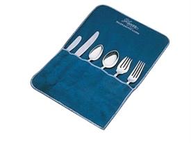 -6 PIECE PLACE SETTING ROLL UP BAG MADE BY HAGERTY OF TARNISH PREVENTATIVE CLOTH - MADE IN USA                                              